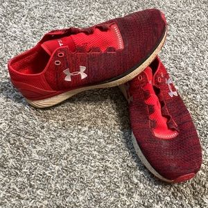 Under Armour Bandit 3 Tennis shoes size 11 Red